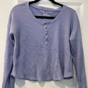 HOLLISTER Must Have Collection waffle top, size small